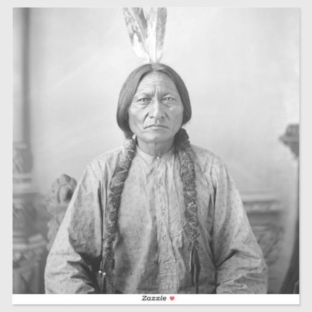 Lakota Leader Sitting Bull Native American Indian  (Sheet)