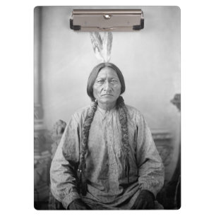 Lakota Leader Sitting Bull Native American Indian  Clipboard