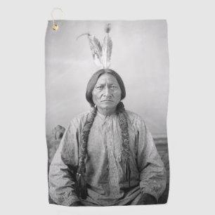 Lakota Leader Sitting Bull Native American Indian Golf Towel