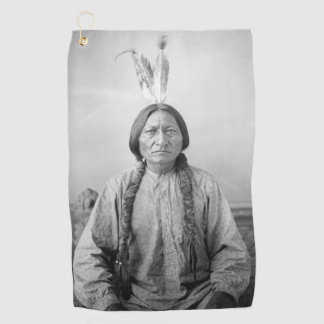 Lakota Leader Sitting Bull Native American Indian Golf Towel