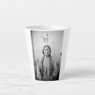Lakota Leader Sitting Bull Native American Indian  Latte Mug