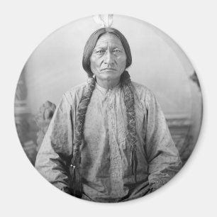 Lakota Leader Sitting Bull Native American Indian  Magnet