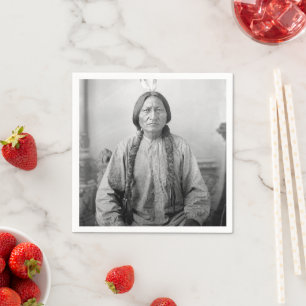 Lakota Leader Sitting Bull Native American Indian Napkin
