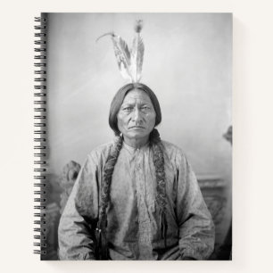 Lakota Leader Sitting Bull Native American Indian  Notebook