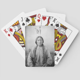 Lakota Leader Sitting Bull Native American Indian Playing Cards