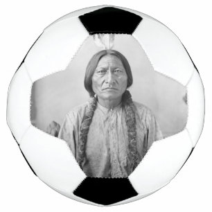Lakota Leader Sitting Bull Native American Indian  Soccer Ball