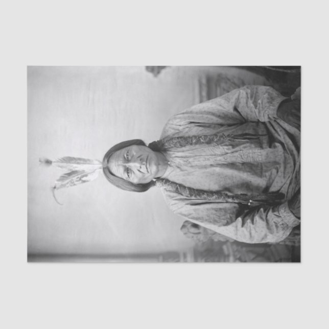 Lakota Leader Sitting Bull Native American Indian  Tissue Paper (Front)