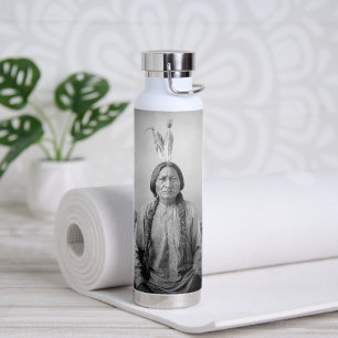 Lakota Leader Sitting Bull Native American Indian  Water Bottle
