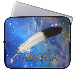 LAKOTA Nation & Feather Space Laptop Sleeve