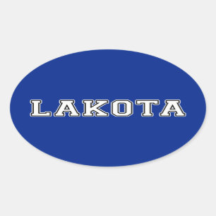 Lakota Oval Sticker