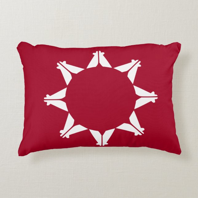 Lakota people Nation Flag Decorative Cushion (Front)