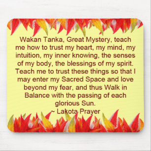 lakota prayer mousepad