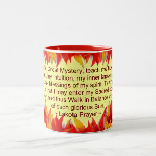 Lakota Prayer mugs