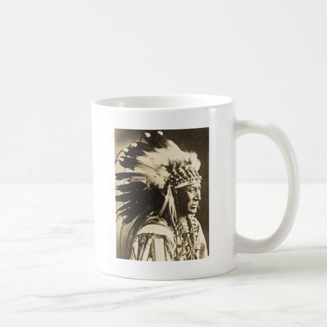 Lakota Sioux Chief White Swan Coffee Mug (Right)