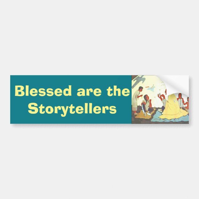 Lakota Storyteller bumper sticker (Front)