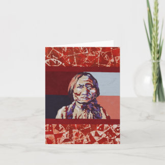 Lakota Warrior - Sitting Bull Card