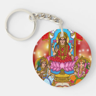 Lakshmi Ganesh Keychain