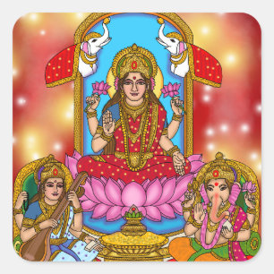Lakshmi Ganesh Sticker