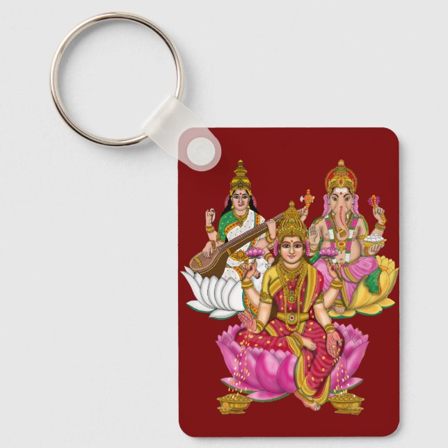Lakshmi Ganesha Keychain (Front)