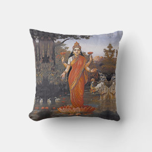 LAKSHMI goddess - even large images - Cushion