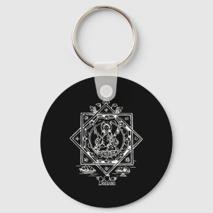 Lakshmi Indian Wealth Goddess Hinduism Yantra Key Ring