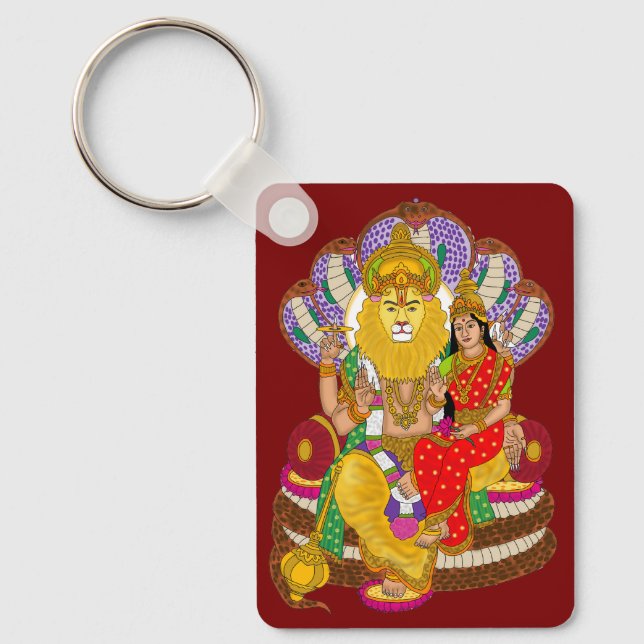 Lakshmi Narasimha Keychain (Front)