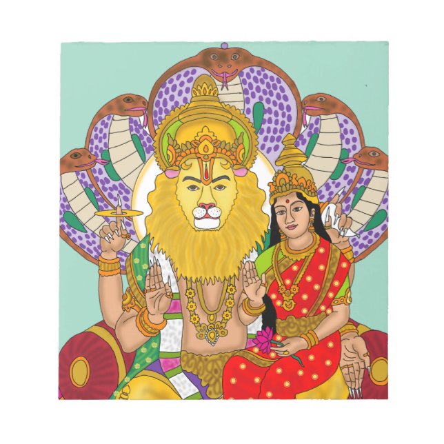 Lakshmi Narasimha Stationary Notepad (Front)