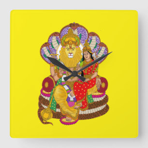Lakshmi Narasimha Wall Clock