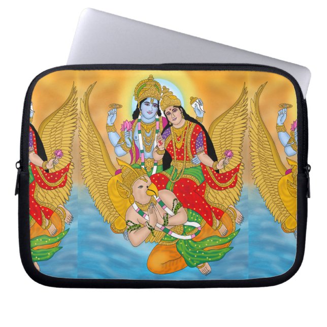 Lakshmi Narayan Laptop Cover – Divine Protection S (Front)