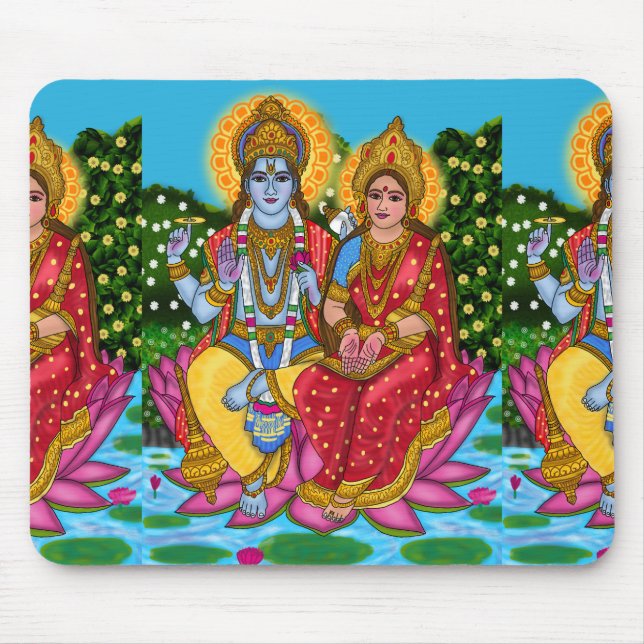 Lakshmi Narayan Mouse Pad (Front)