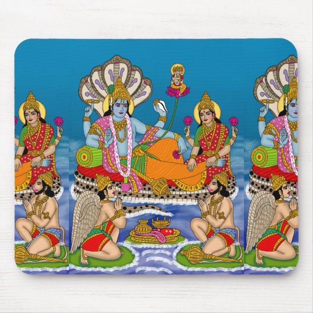Lakshmi Narayan Mouse Pad (Front)