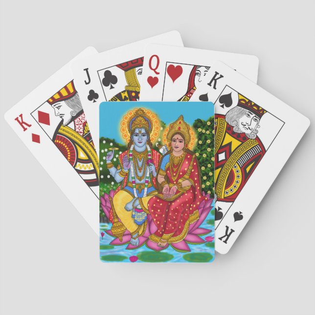 Lakshmi Narayan Playing Cards (Back)