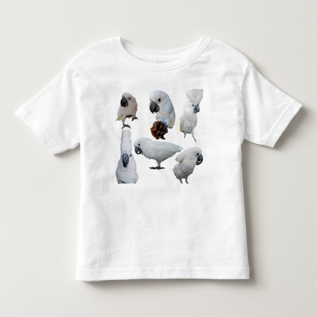 Lala The Cockatoo Six Poses Toddler Tshirt (Front)