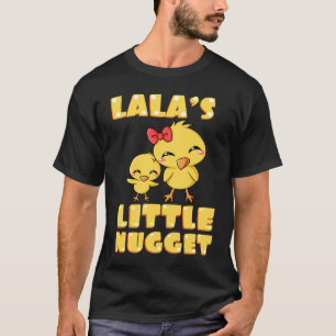 Lala's Little Nugget Chicken Lover Grandma Mother' T-Shirt