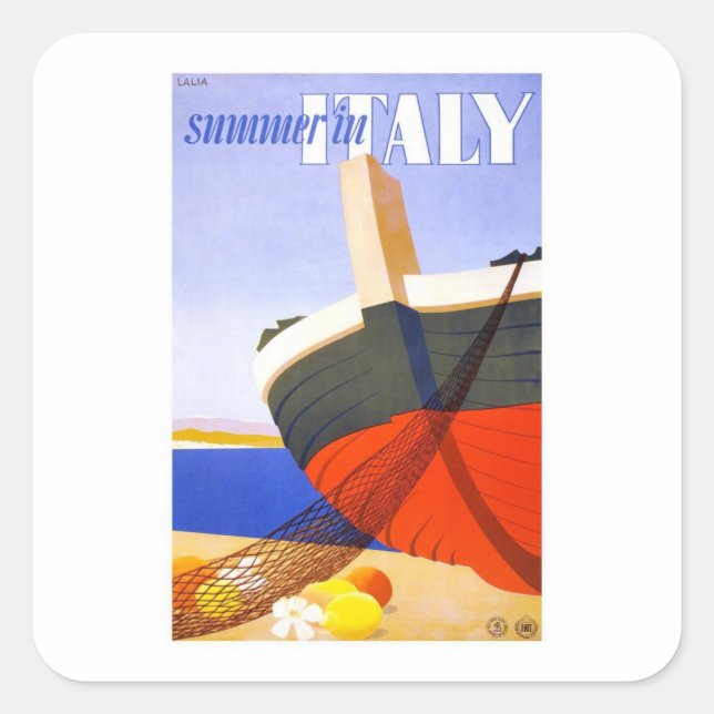 Lalia Summer In Italy Square Sticker (Front)