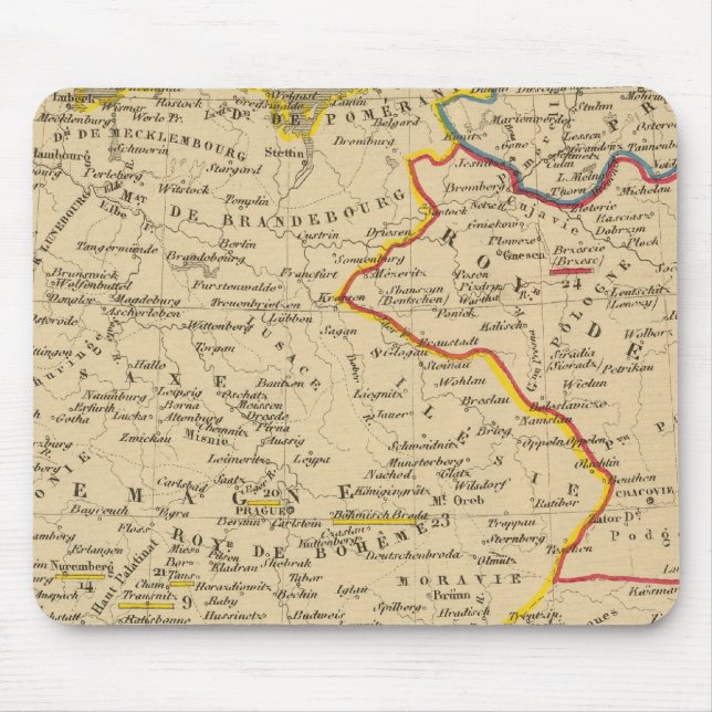 L'Allemagne 1373 a 1437 Mouse Pad (Front)