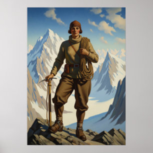 L'ALPINISTE (The Mountaineer) Poster
