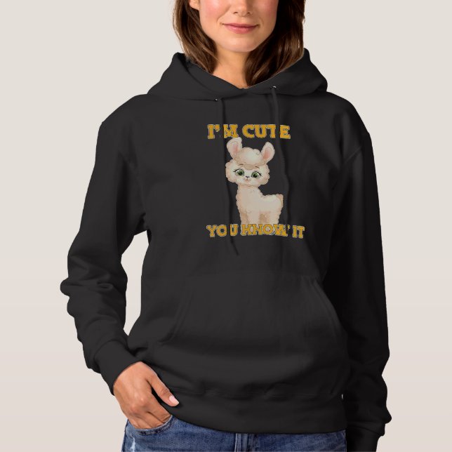 Lama Alpaka 1 Hoodie (Front)