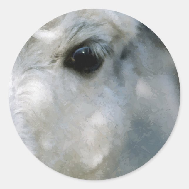 Lama Classic Round Sticker (Front)