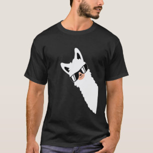 Lama Llama Alpaca With Sunglasses Lama - Cool Lama T-Shirt
