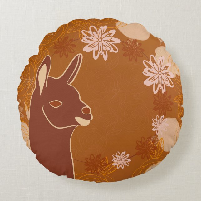 lama round cushion (Front)