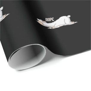 Lama sleeps wrapping paper