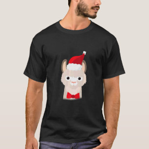 Lama Ugly Christmas Party Celebration Candy Greeti T-Shirt