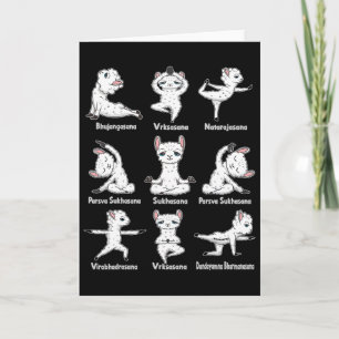 Lama Yoga - Funny Alpaca Sports Gymnastics Yoga Gi Card