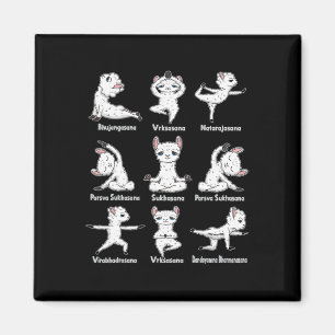 Lama Yoga - Funny Alpaca Sports Gymnastics Yoga Gi Magnet