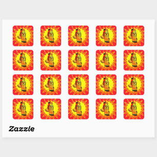 Lamassu Square Sticker