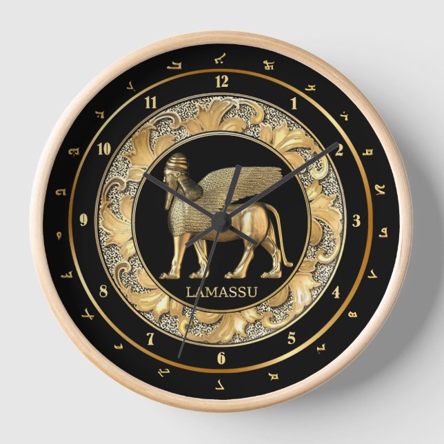 Lamassu Wall Clock (Front)