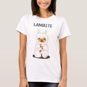 Lamaste Instructor Yoga Lover Meditating Workout S T-Shirt