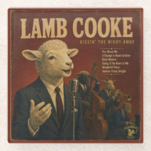 Lamb Cooke Album: a Parody Glass Coaster
