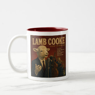 Lamb Cooke Album: a Parody Two-Tone Coffee Mug